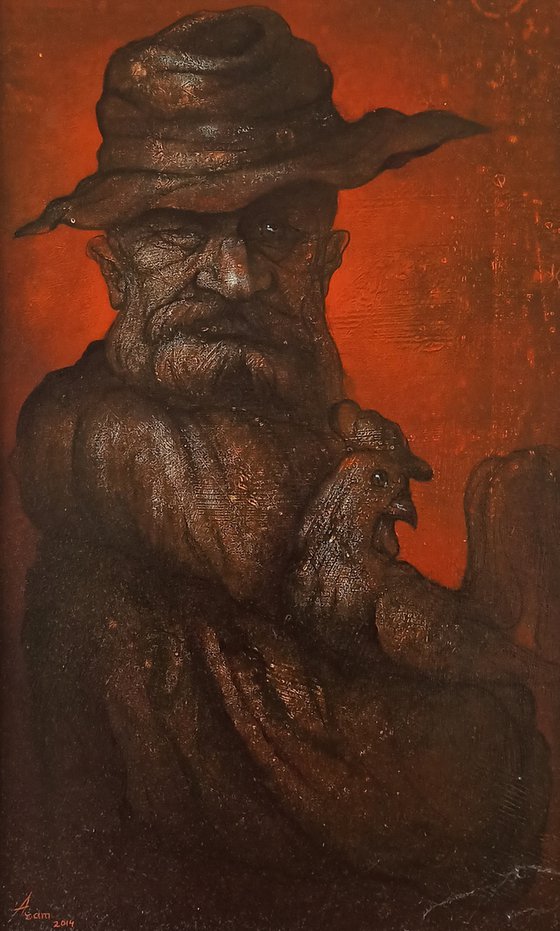 Silence 40x65cm ,Acrylic/canvas, ready to hang