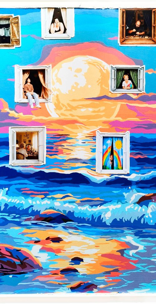 Window with a view of the sea by BAST
