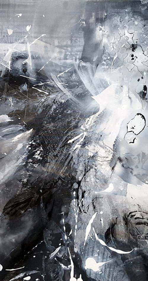 ABOUT LIGHT ETERNITY PERENITY DARK BEAUTY LIGHTSCAPE MASTERPIECE BY O KLOSKA 100 X 80 CM by Kloska Ovidiu