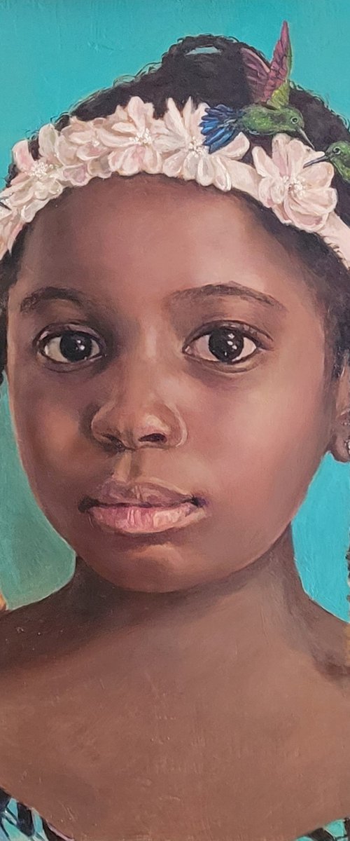 Naobi's Portrait by QI Debrah