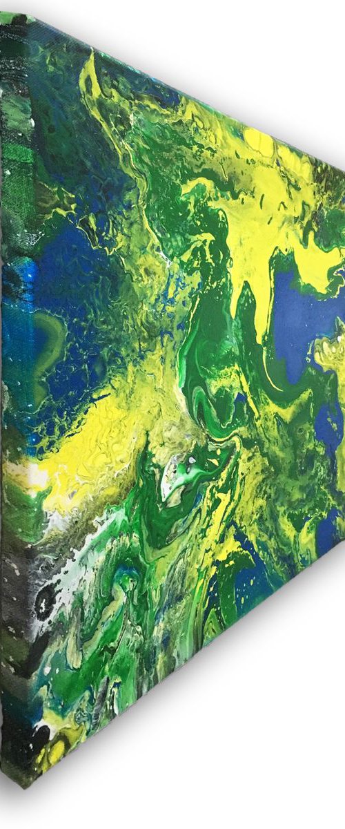 "Evolution" - Original Abstract PMS Acrylic Painting, 24 x 18 inches by Preston M. Smith (PMS)