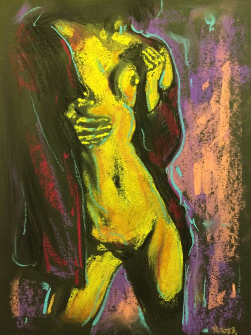 Nude noir #10 (21X29)cm by Vitaliy Koriakin