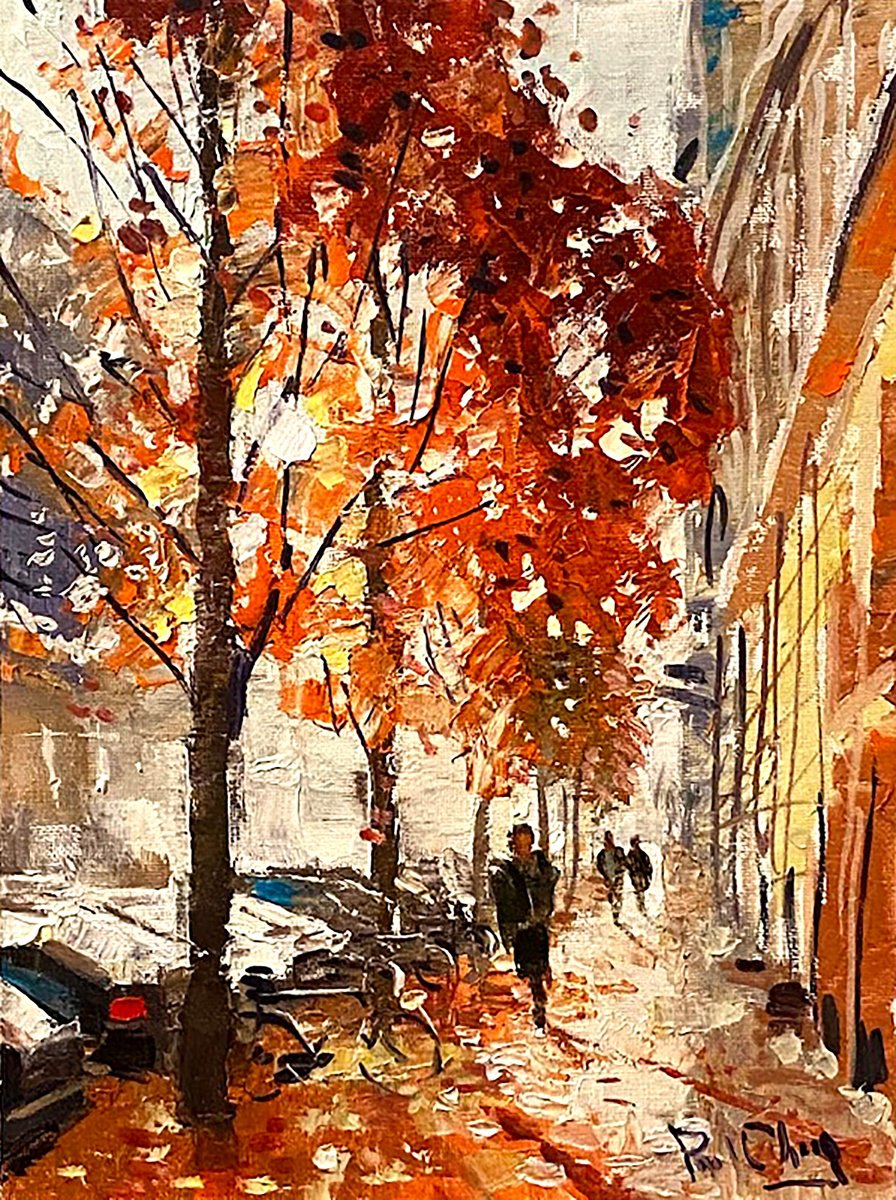 City in Fall by Paul Cheng