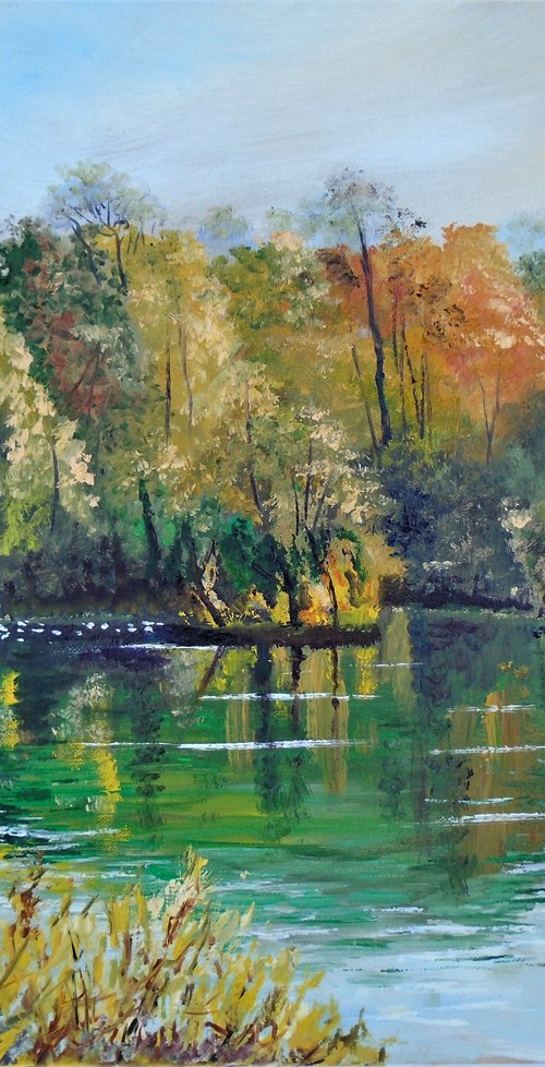 Early Autumn Russell Gardens by Rod Bere