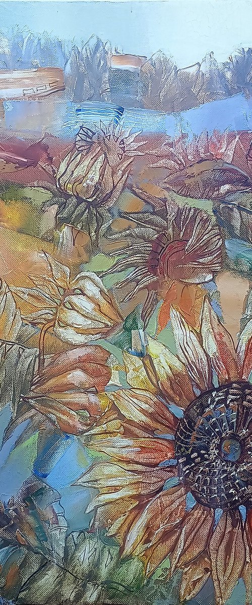 Sunflower Gold by Silvija Drebickaite