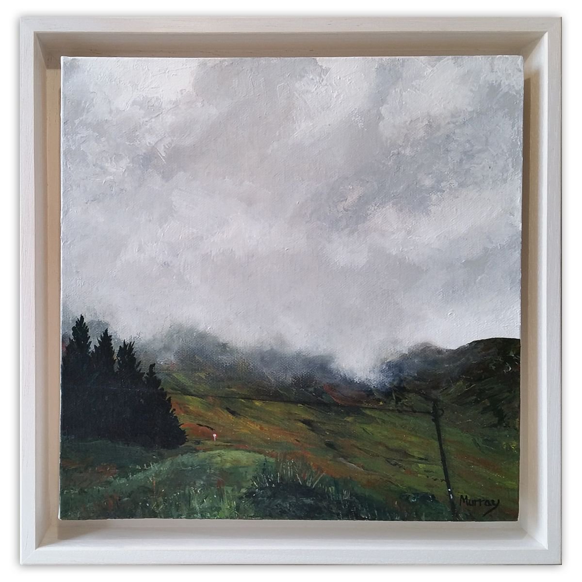 Stephen Murray | Original  Acrylic Painting | Arrochar Alps Scotland | 36 X 36Cm | Artwork For Sale On Artfinder