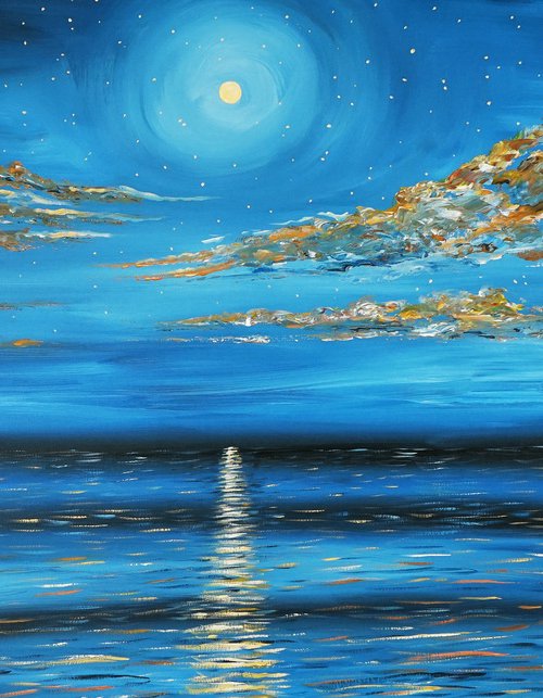 Romantic Night Sailing C 3 by Peter Nottrott