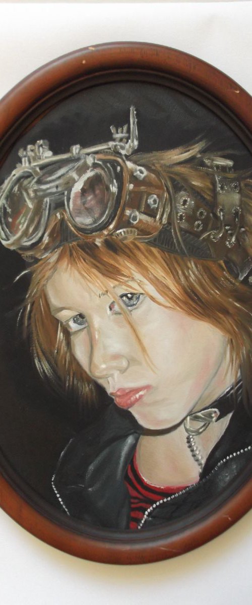 Steampunk Girl by Kate Evans