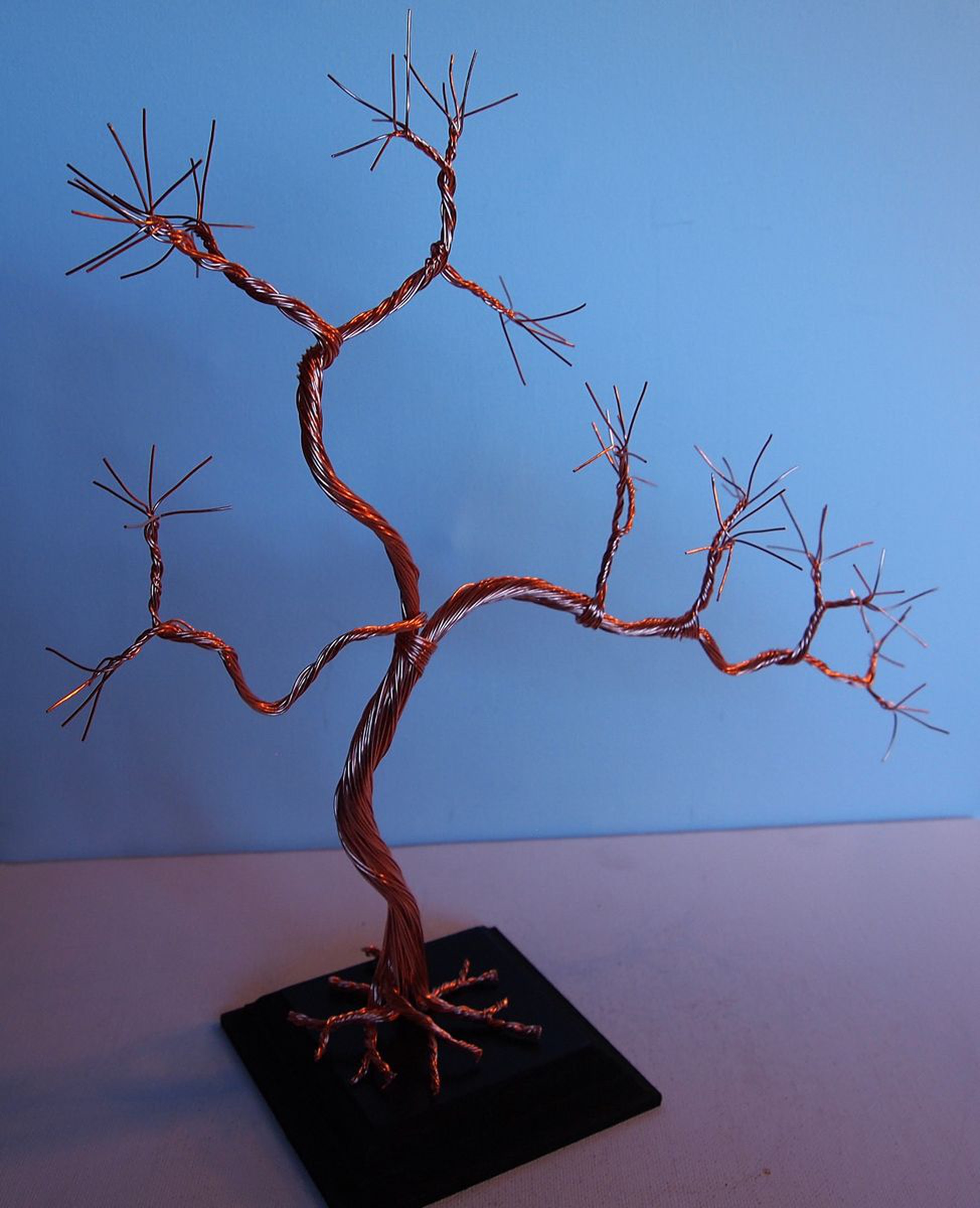 Copper Wire Bonsai Tree Sculpture Artfinder