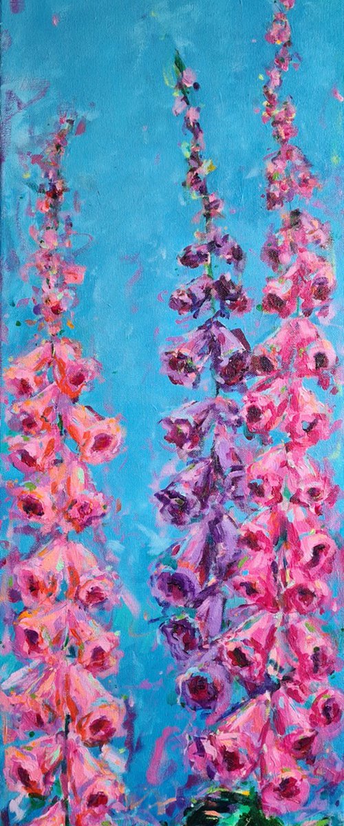 Foxgloves by Dawn Underwood