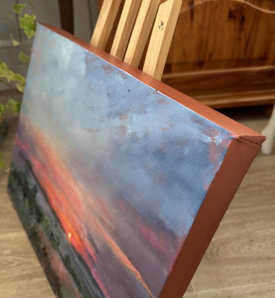 Landscape sunset
