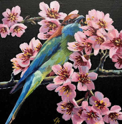 Spring bird by Alona Vakhmistrova