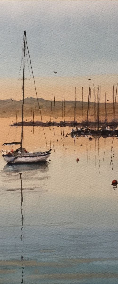 Calm sunset by Tihomir Cirkvencic