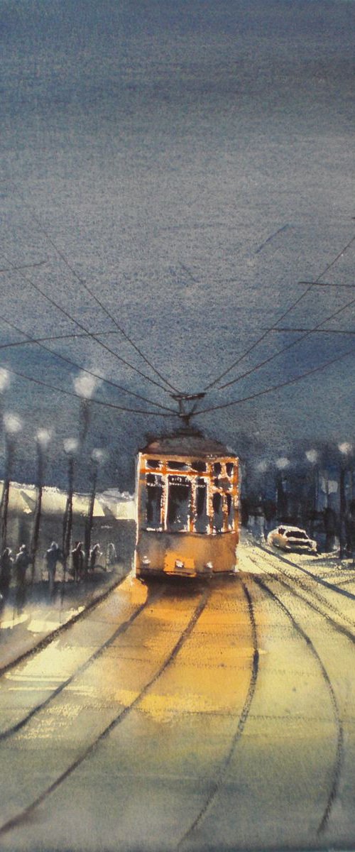 tram in Milan 10 by Giorgio Gosti