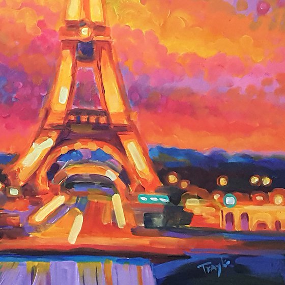Paris Sunset Glow