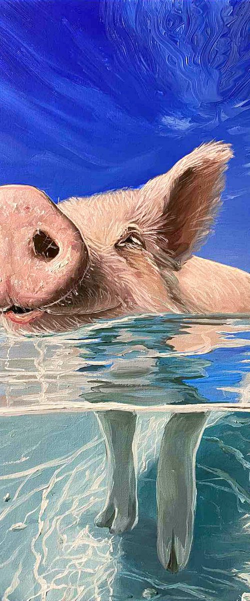 "Piglet / Happy day" by Elena Adele Dmitrenko