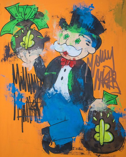 Cash Flow ft. Mr Monopoly by Carlos Pun Art