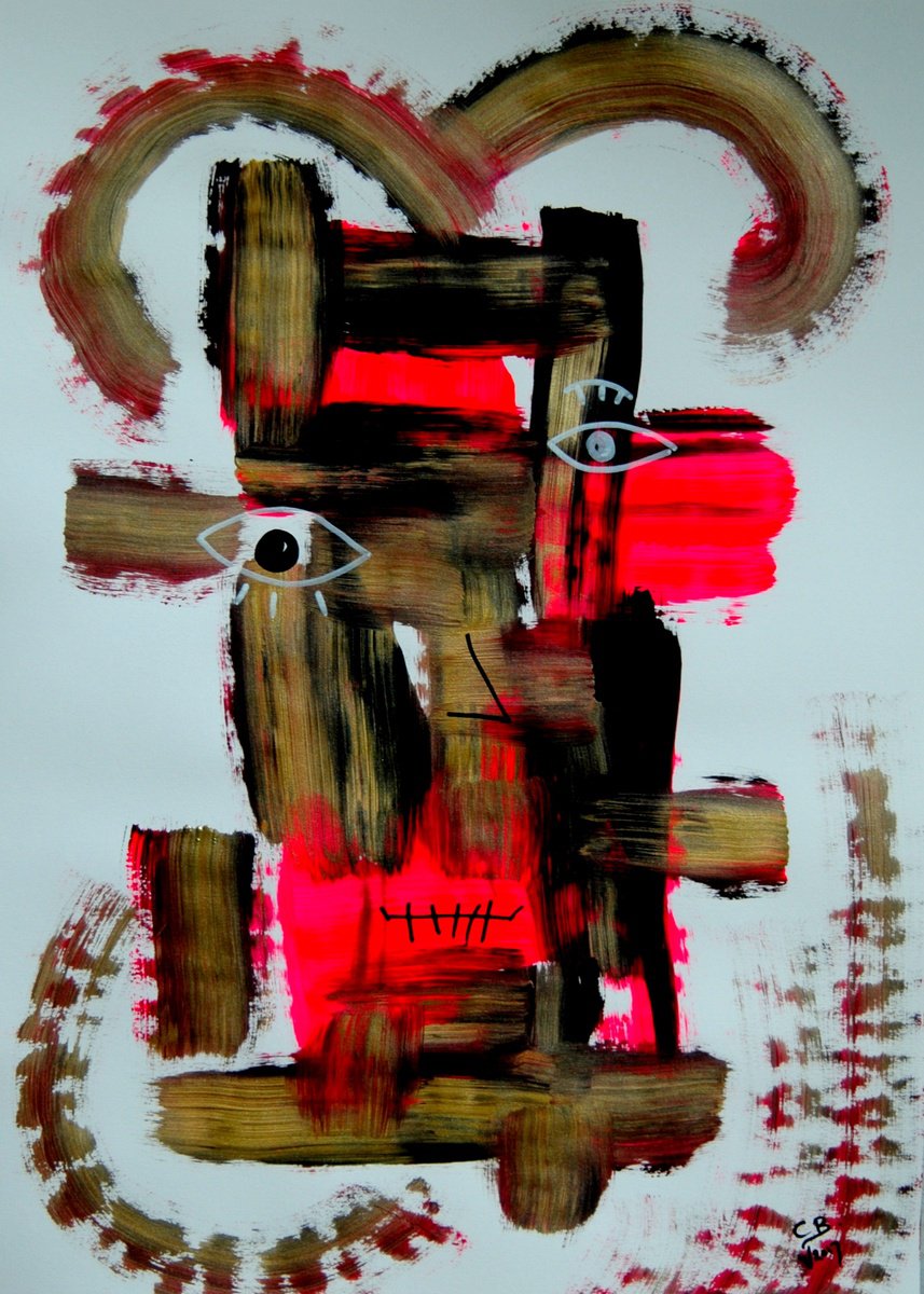 Abstract On Paper 36 By Cb., 20 X 28, Artwork For Sale On Artfinder
