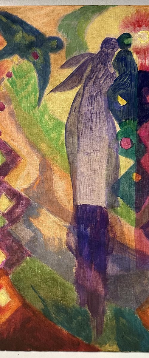 Born of the embrace of light and shadow by Mengqiu Li