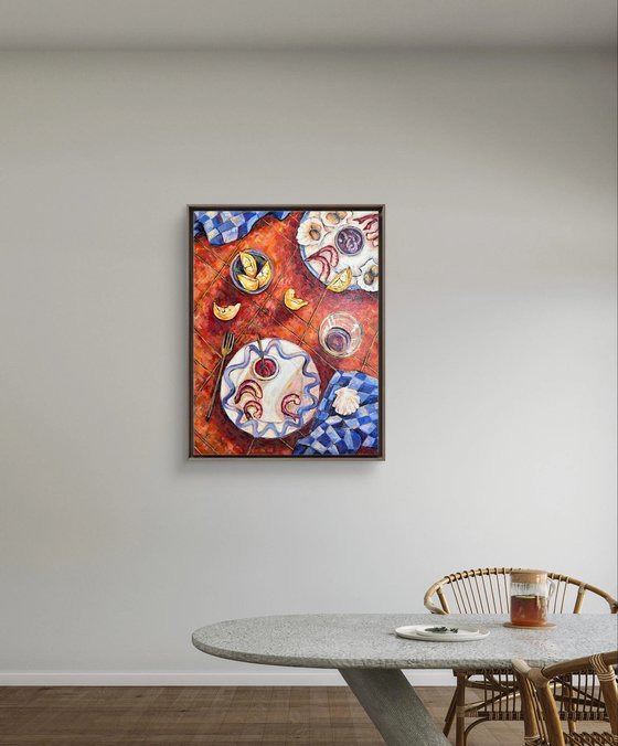 Shrimp, lemon and Oyster