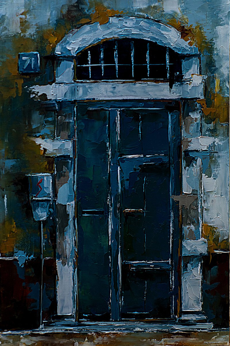 Old door With heart by Marinko Saric