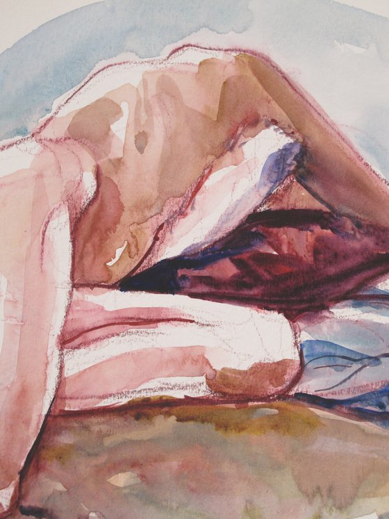 Reclining female nude