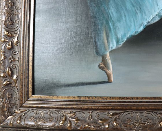 Movement, Portrait of a Dancer, Ballet, Ballerina, Young Dancer Painting