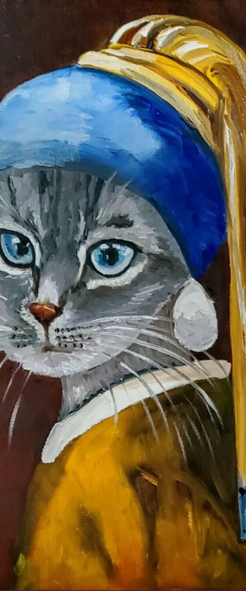 British blue Cat by Olga Koval