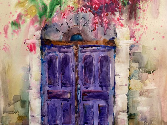 Watercolor “Waiting” perfect gift