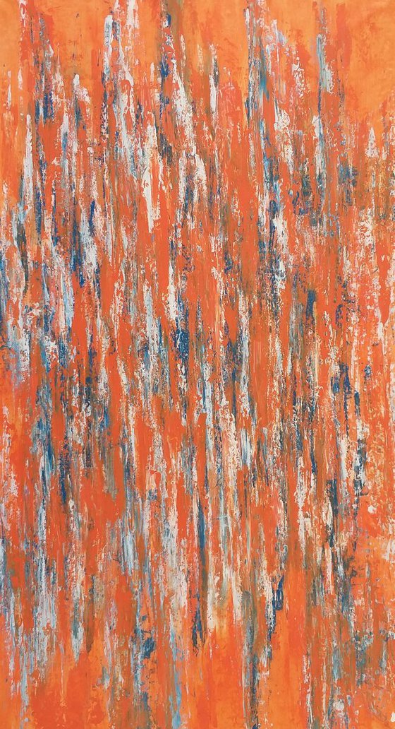 «Orange with Blue» by M.Y.