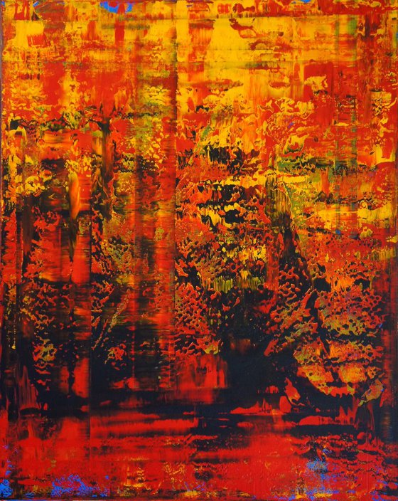 Water In Flames (80 x 100 cm) XL (32 x 40 inches)