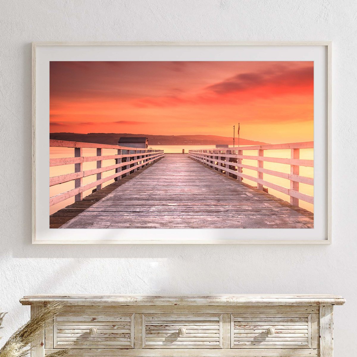 Impressionistic Photograph , Blairmore Pier, Scotland By Lynne Douglas, 52 X 36, Artwork For Sale On Artfinder