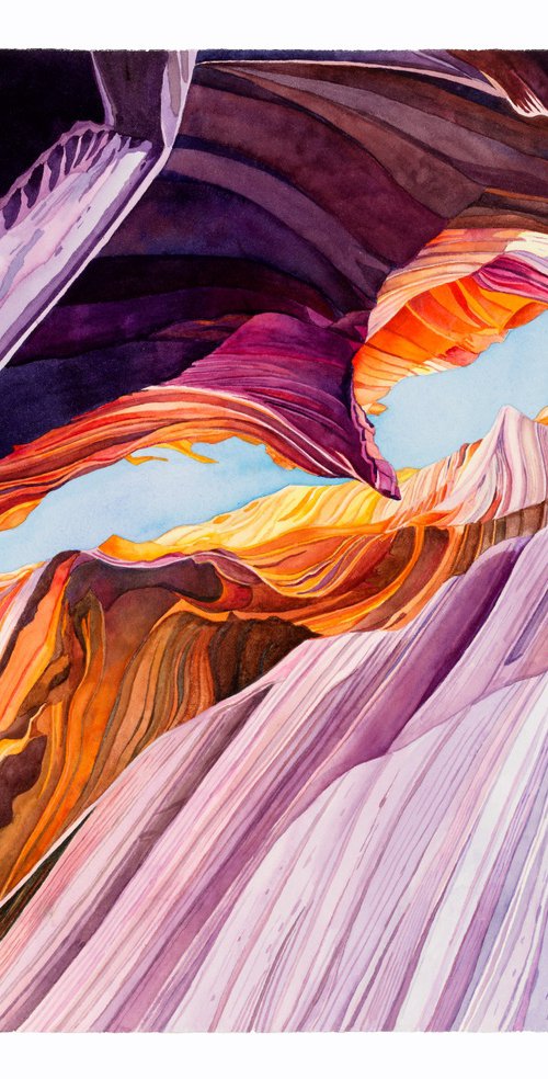 Plunge (Antelope Canyon Tribal Park) by Beth Shadur