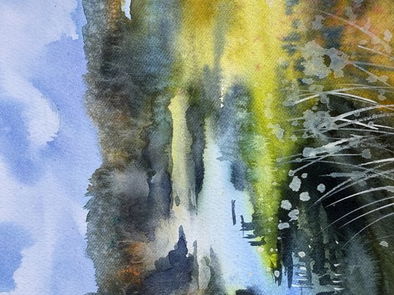 Morning by the river
