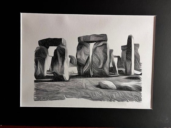 The Stones - Stonehenge drawing