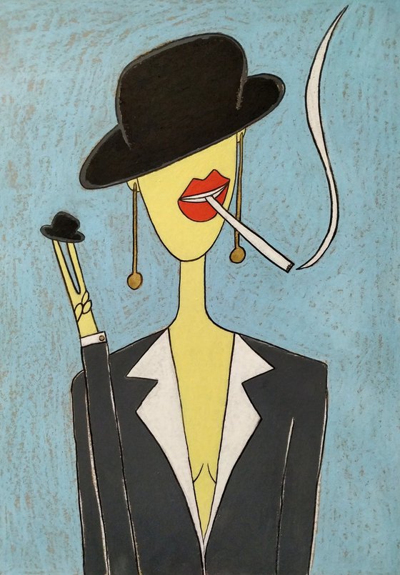 Lady with hats