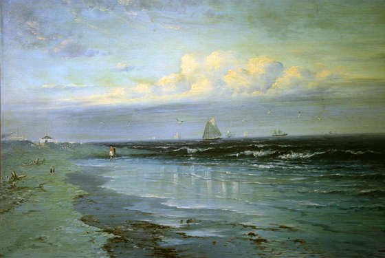 XIXth. Century French Northern Shore Scape