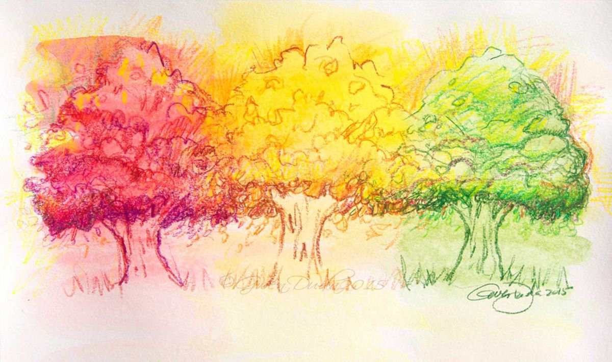 We Three Trees by Gwen Duda