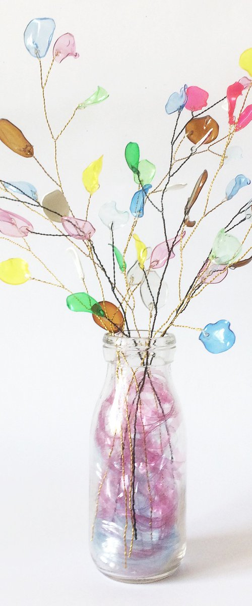 Crazy candy - upcycling art by Jolanta Czarnecka