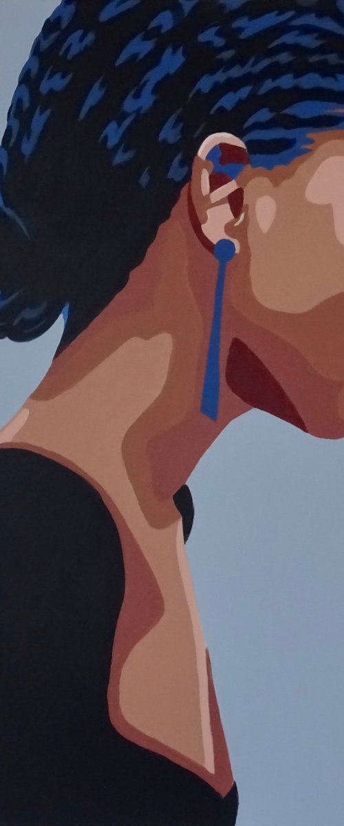 The Blue Earring by Penny Burton