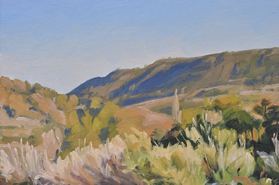 Autumn evening on the Loire river