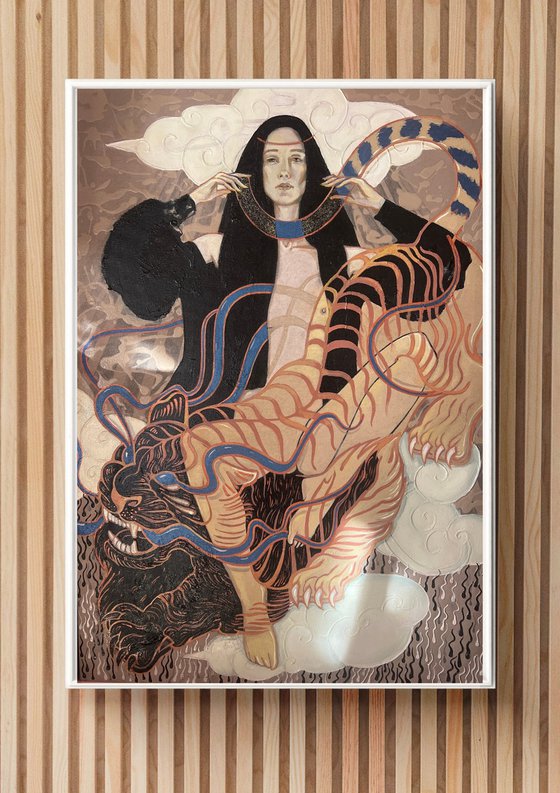 Fragment of myth Risograph Print
