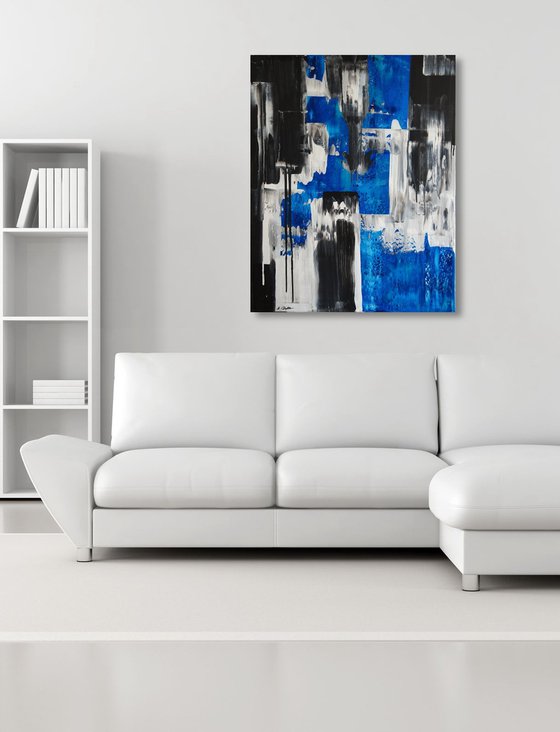 Blue Core II (80 x 100 cm) XL (32 x 40 inches)