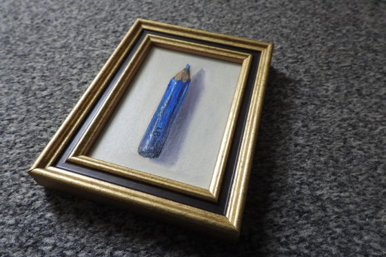 My Little Blue Pencil (framed)