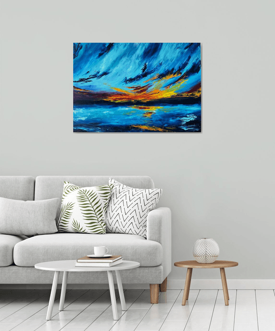 Turquoise sunset
