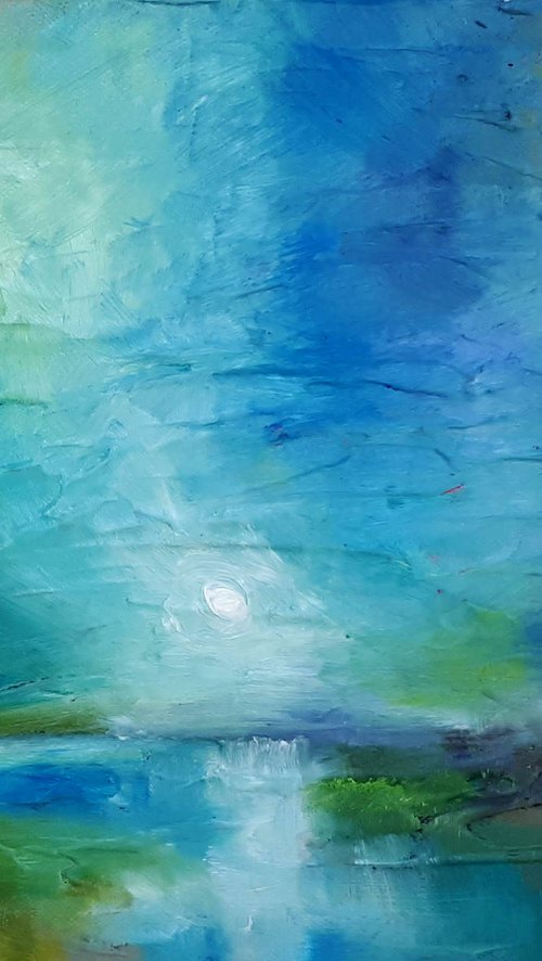 Calm (40x30cm) by Simon Tünde
