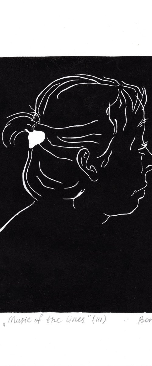 Music of the Lines III – Handprinted by Anastasia Borodina