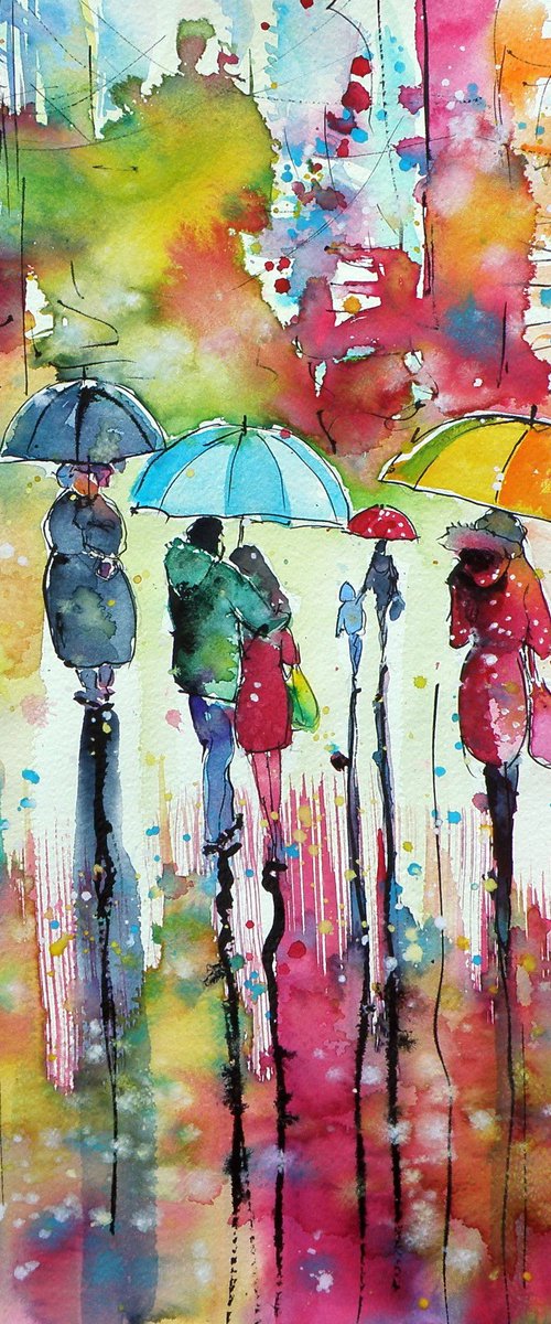 Rain, colors, people... II by Kovács Anna Brigitta