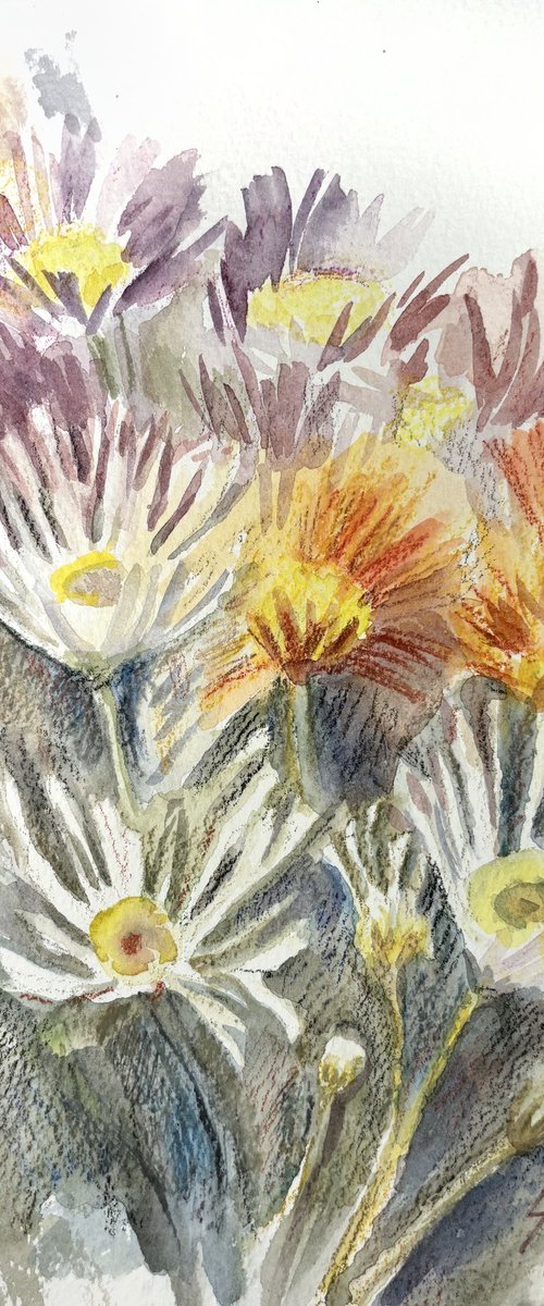 Summer embraces (Triptych) by Elena Lykhodid