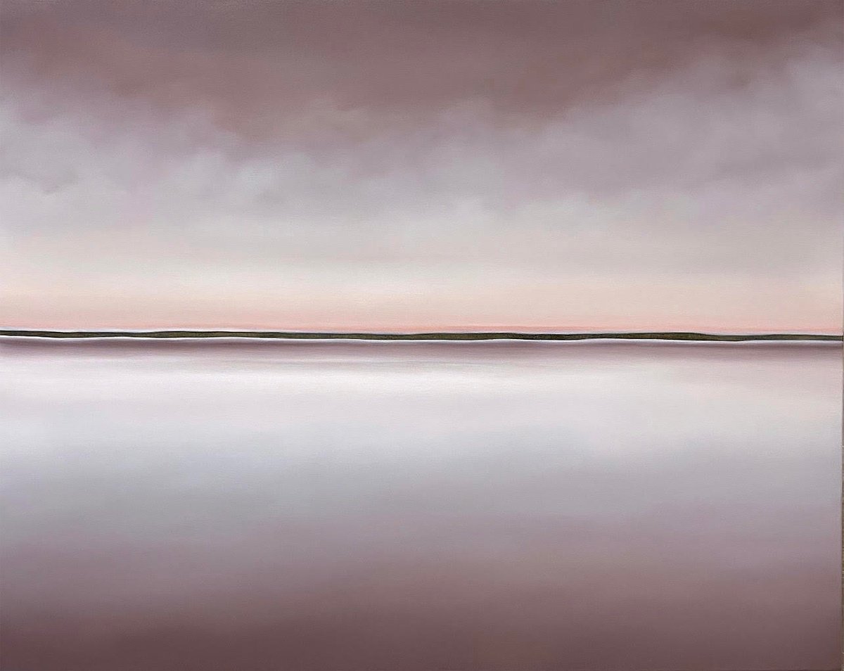 Photorealistic Landscape Oil Painting By Larissa Uvarova, 39 X 31", Deep Inside 66, Original Artwork